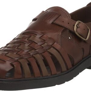 Stacy Adams Brown Leather Sandals